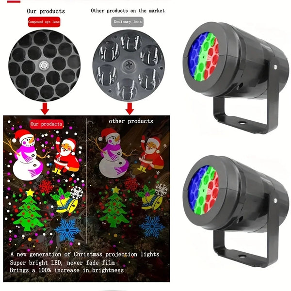 Magical Snowflake Light Display