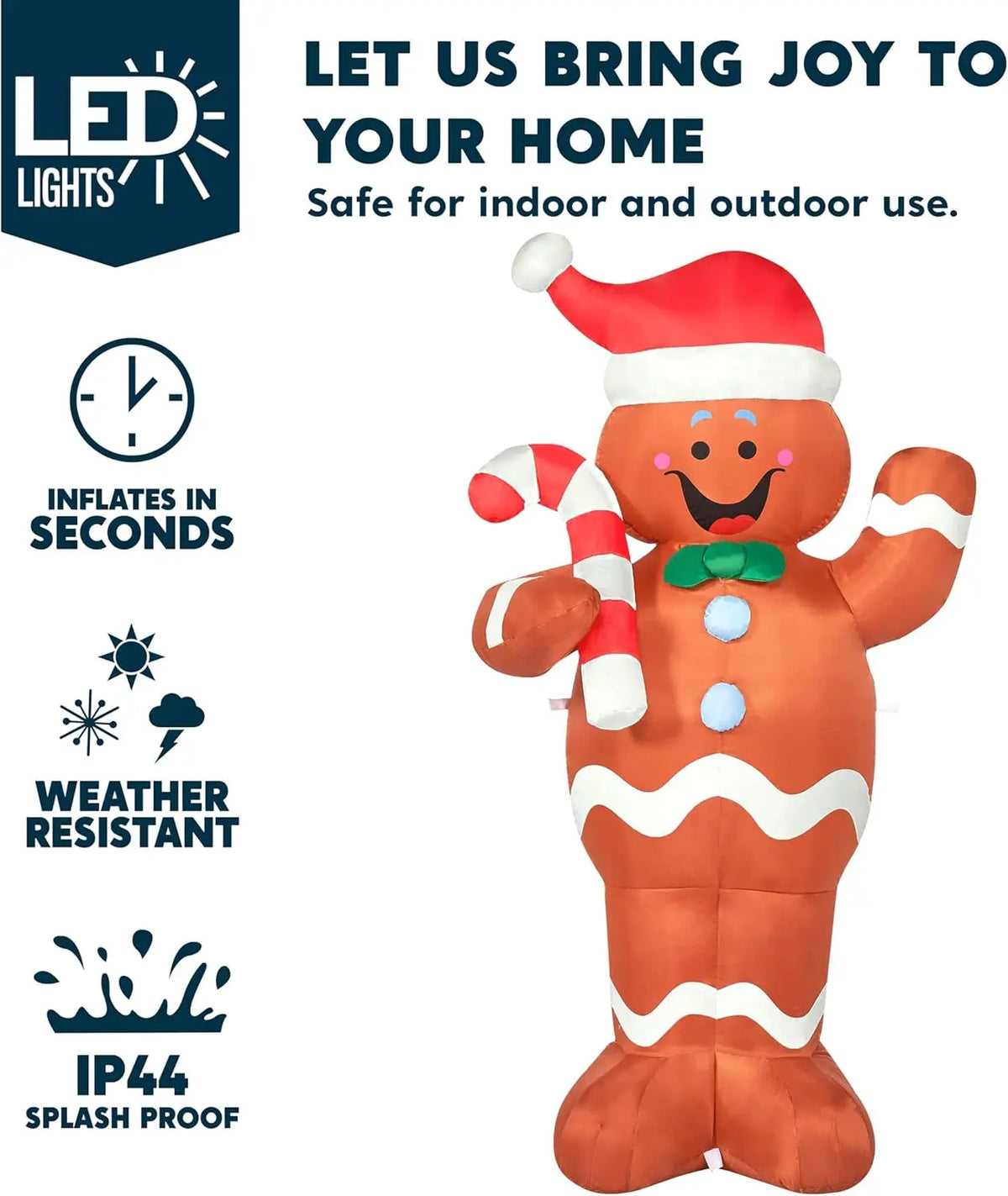 Gingerbread Delight Inflatable Decoration™